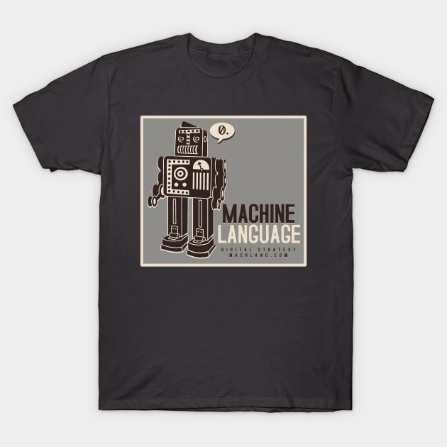 Machine Language Robot Logo T-Shirt by MACHINE LANGUAGE